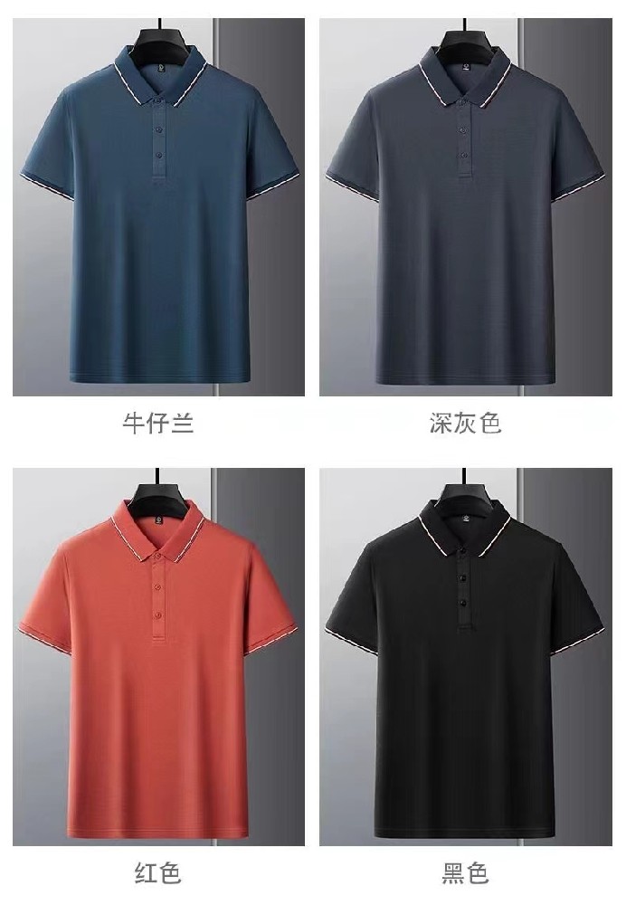 西安POLO衫定制批发工作服圆领文化衫团体广告衫厂家